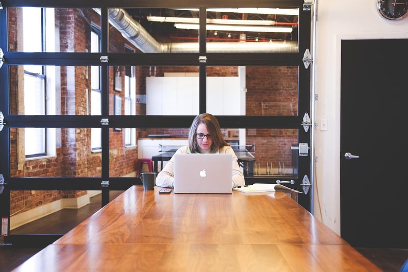 Business Woman Writing Schedule